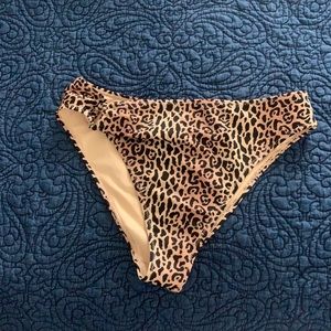 LA Hearts Pacsun eerie leopard bikini bottoms